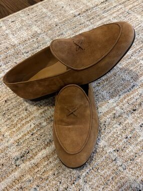 Del Toro Men’s Suede Loafer Italy